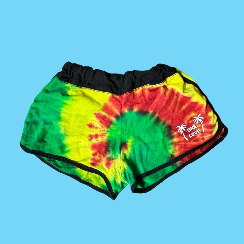 Tie-Dye Athletic Shorts - Multicolor